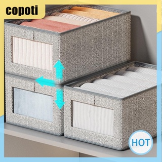 Copoti กล่องเก็บของใต้เตียง พับได้ เพื่อประหยัดพื้นที่ สําหรับหมอน เสื้อผ้า ผ้าห่ม ผ้าห่ม ผ้านวม สําหรับบ้าน
