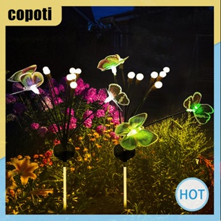 Copoti โคมไฟ LED พลังงานแสงอาทิตย์ 2 ดวง หลากสี สําหรับตกแต่งบ้าน สวน