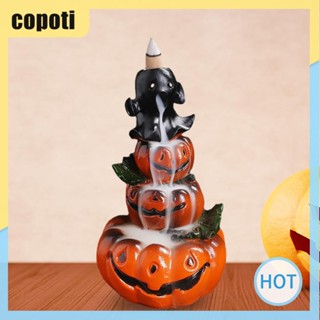 Copoti เครื่องประดับเรซิ่น รูปฟักทองฮาโลวีน สําหรับตกแต่งบ้าน