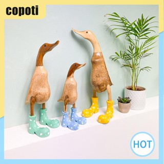 Copoti ประติมากรรมสัตว์ เป็ดน่ารัก ตกแต่งสวน ที่ไม่ซ้ําใคร สําหรับปาร์ตี้ สนาม บ้าน