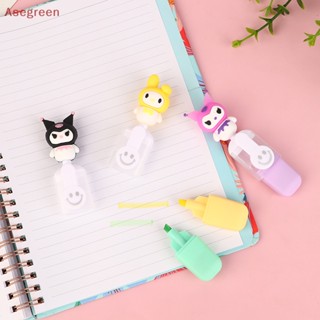 SANRIO [Asegreen] ปากกามาร์กเกอร์ ลายการ์ตูนอนิเมะ My Melody Kawaii น่ารัก หกสี เครื่องเขียน สําหรับเด็กผู้หญิง นักเรียน 6 ชิ้น
