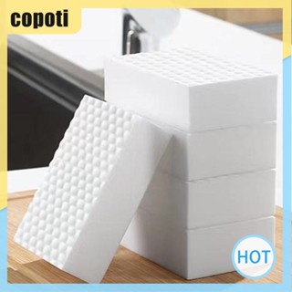 Copoti ฟองน้ําลบสิ่งสกปรก อเนกประสงค์ ใช้ซ้ําได้ สําหรับติดผนังห้องครัว ห้องน้ํา 10 แพ็ค