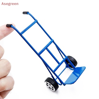 [Asegreen] รถเข็นเหล็ก ขนาดเล็ก สําหรับตกแต่งบ้านตุ๊กตา 1 ชิ้น