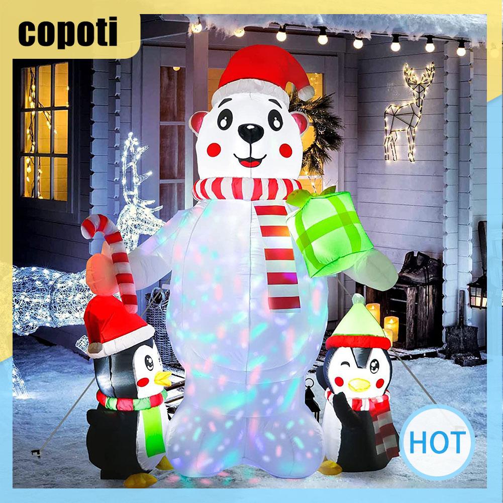 copoti-ตุ๊กตาหมีเรืองแสง-2-เพนกวิน-สําหรับตกแต่งบ้าน-ของขวัญปีใหม่