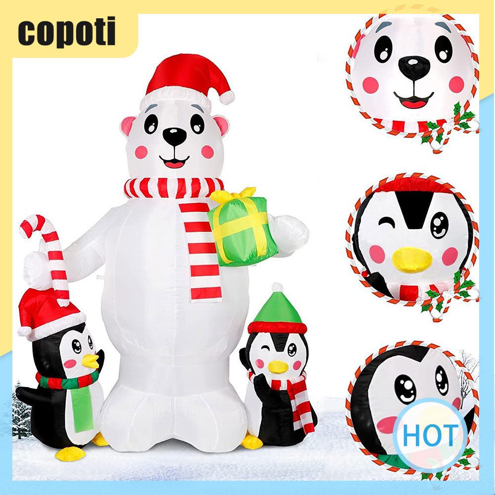 copoti-ตุ๊กตาหมีเรืองแสง-2-เพนกวิน-สําหรับตกแต่งบ้าน-ของขวัญปีใหม่