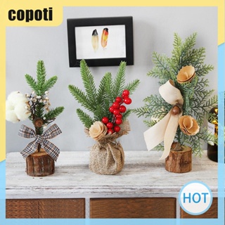 Copoti ของตกแต่งต้นคริสต์มาส ขนาดเล็ก 25 ซม. สําหรับตกแต่งบ้าน ออฟฟิศ