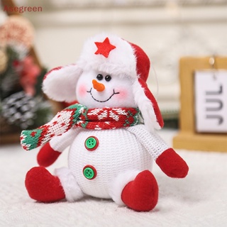 [Asegreen] จี้ตุ๊กตาซานตาคลอส สโนว์แมน ผ้าถัก สําหรับแขวนตกแต่งบ้าน ต้นคริสต์มาส