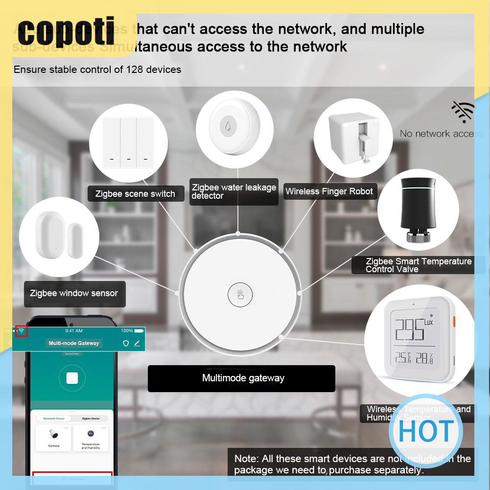 copoti-เกตเวย์-zigbee-3-0-บลูทูธ-ควบคุมด้วยเสียงผ่าน-google-home-สําหรับบ้าน