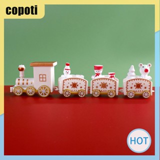 Copoti ชุดรถไฟคริสต์มาส ของเล่น ของขวัญ สําหรับตกแต่งบ้าน และผู้ใหญ่