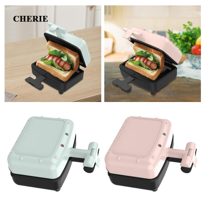 เครื่องทําแซนวิช-ขนาดเล็ก-300w-สองด้าน-ไม่เหนียวติด-สําหรับทําอาหารเช้า