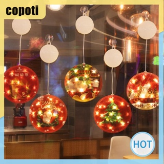 Copoti โคมไฟ ลายการ์ตูนธีมคริสต์มาส สําหรับตกแต่งบ้าน ปาร์ตี้ ในร่ม