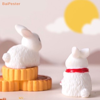 [BaiPester] ตุ๊กตากระต่ายเรซิ่น ขนาดเล็ก สําหรับตกแต่งบ้าน