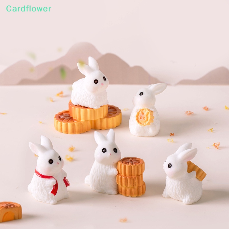 lt-cardflower-gt-ตุ๊กตากระต่ายเรซิ่น-ขนาดเล็ก-สําหรับตกแต่งบ้าน