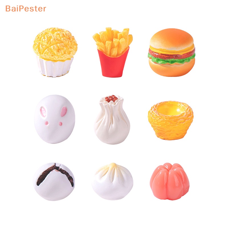 baipester-ขนมปัง-แฮมเบอร์เกอร์-โดนัทจําลอง-เครื่องครัวจําลอง-ของเล่นสําหรับเด็ก