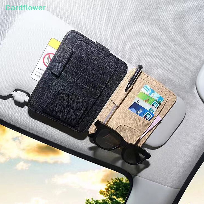 lt-cardflower-gt-ที่บังแดดรถยนต์-แบบหลายช่อง-จัดเก็บนามบัตร-แว่นกันแดด-อุปกรณ์เสริมที่บังแดด-ภายในรถยนต์-ลดราคา