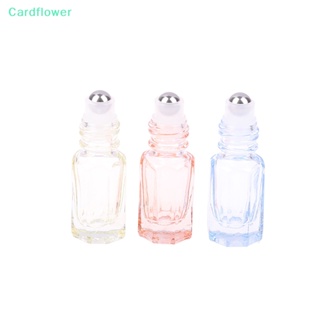 &lt;Cardflower&gt; ขวดแก้วเปล่า แบบพกพา สําหรับใส่เครื่องสําอาง 3 ชิ้น