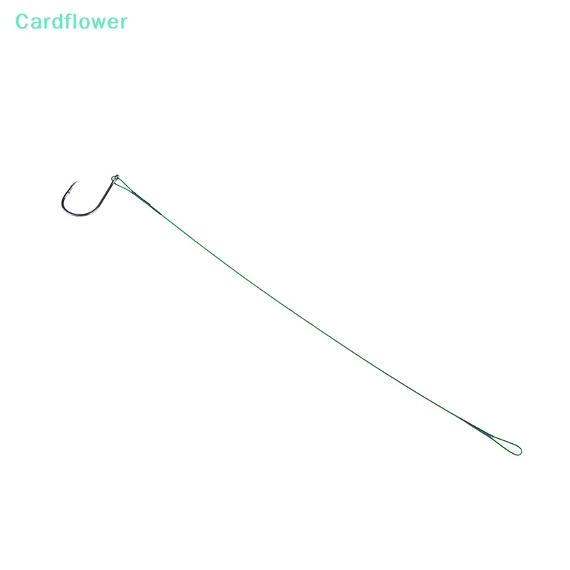 lt-cardflower-gt-สายเบ็ดตกปลา-ลวดเหล็ก-ป้องกันการกัด-พร้อมตะขอ-22-ซม-10-ชิ้น-ต่อแพ็ก