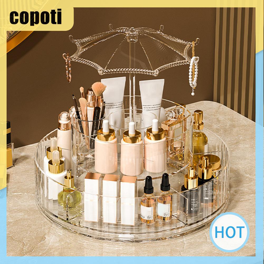copoti-ชั้นวางเครื่องสําอางอะคริลิค-หมุนได้-360-องศา-2-ชั้น-สําหรับบ้าน