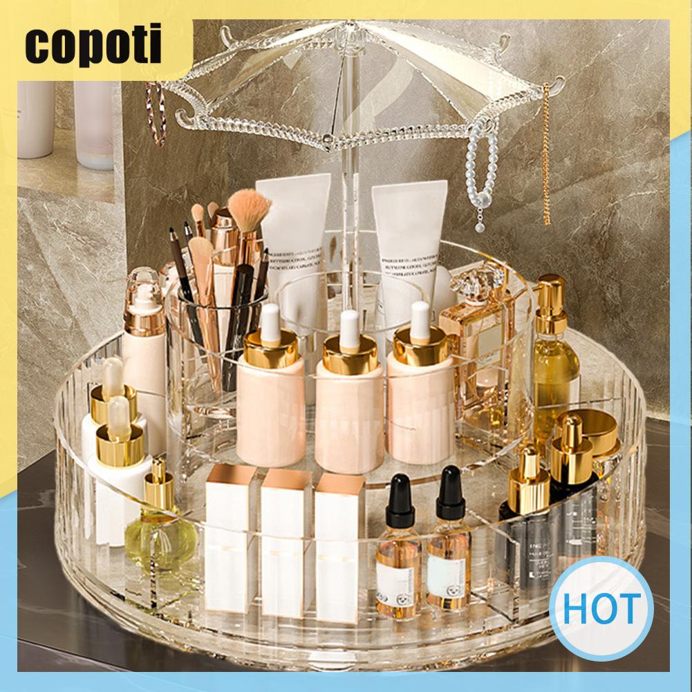 copoti-ชั้นวางเครื่องสําอางอะคริลิค-หมุนได้-360-องศา-2-ชั้น-สําหรับบ้าน