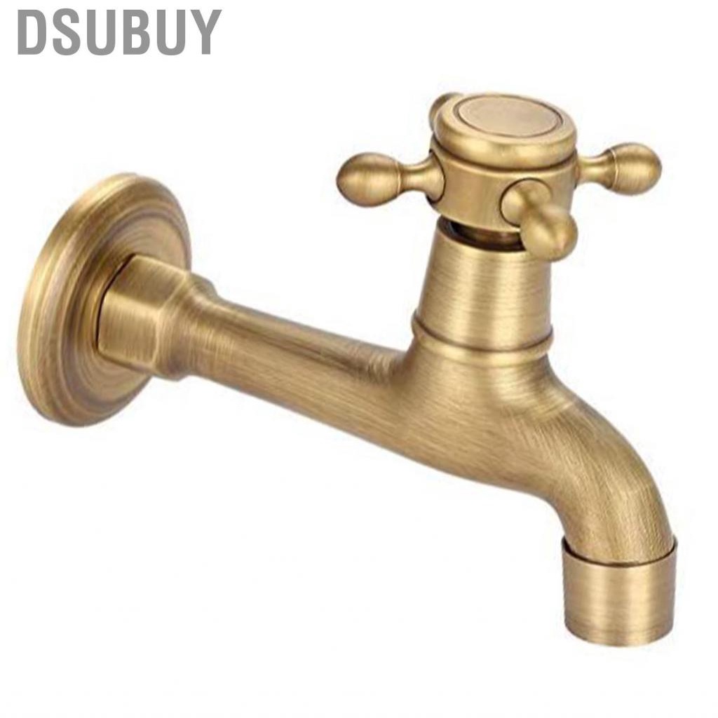 dsubuy-copper-sink-faucet-vintage-single-cold-water-tap-european-style-kitchen-mop-pool-faucet-with-extended-design