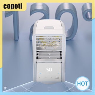 Copoti พัดลมระบายความร้อน ความเร็ว 3 ระดับ แบบพกพา ชาร์จ USB สําหรับบ้าน ออฟฟิศ