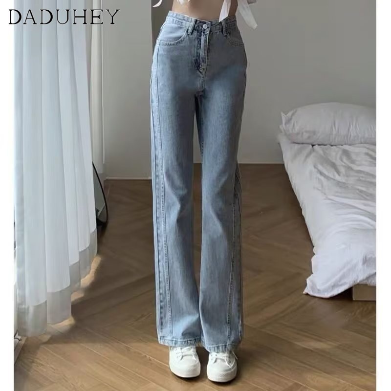 daduhey-womens-american-style-retro-high-waist-slimming-jeans-straight-plus-size-washed-jeans