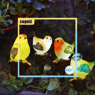 Copoti โคมไฟ รูปนก แนวสร้างสรรค์ สําหรับตกแต่งสวน ทางเท้า ลานบ้าน