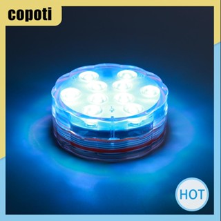 Copoti ไฟ Led 10 ดวง ใช้แบตเตอรี่ 2.76 นิ้ว สําหรับดิสโก้ งานแต่งงาน ปาร์ตี้