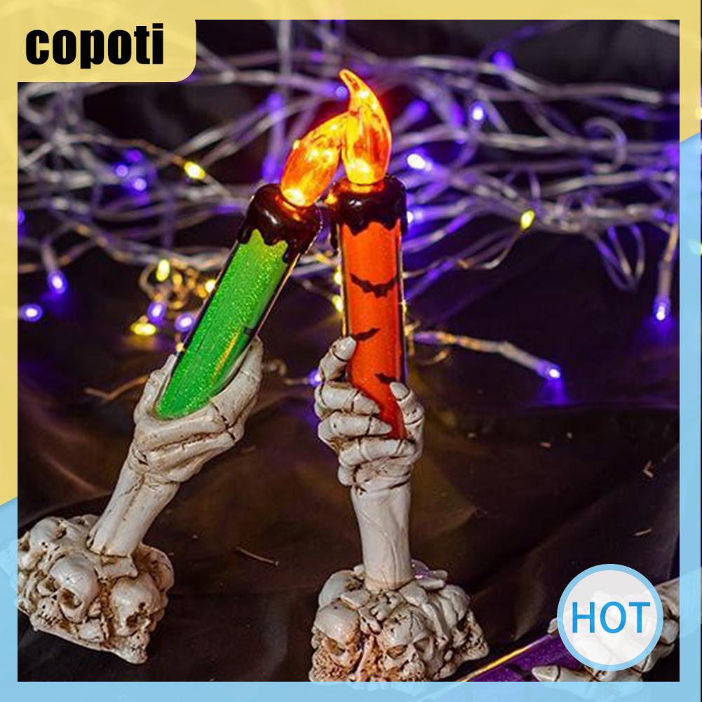 copoti-โคมไฟเทียนอิเล็กทรอนิกส์-พร็อพสําหรับตกแต่งบ้าน-วันฮาโลวีน