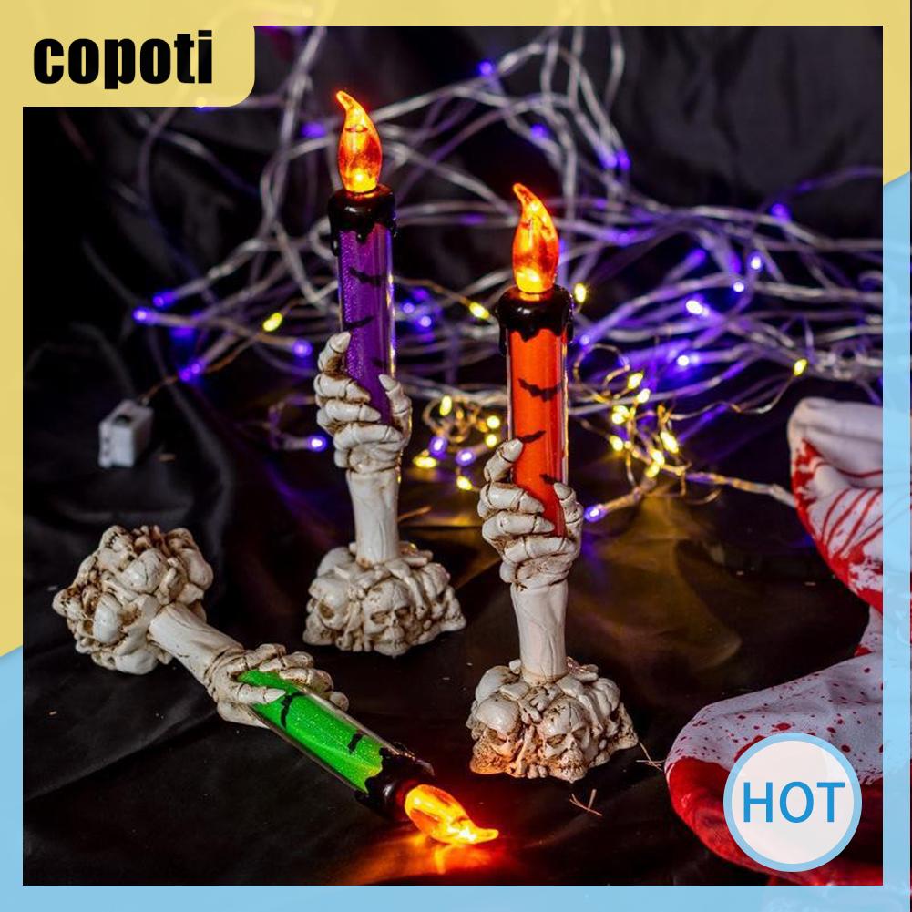 copoti-โคมไฟเทียนอิเล็กทรอนิกส์-พร็อพสําหรับตกแต่งบ้าน-วันฮาโลวีน