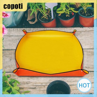 Copoti แผ่นรองกระถางต้นไม้ แฮนด์เมด แบบพกพา สําหรับคนรักพืช ในบ้าน