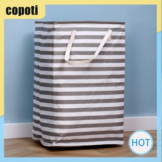 Copoti ถังเก็บเสื้อผ้า แนวตั้ง พับได้ 75/100 ลิตร สําหรับบ้าน ห้องนอน ตะกร้าซักผ้า