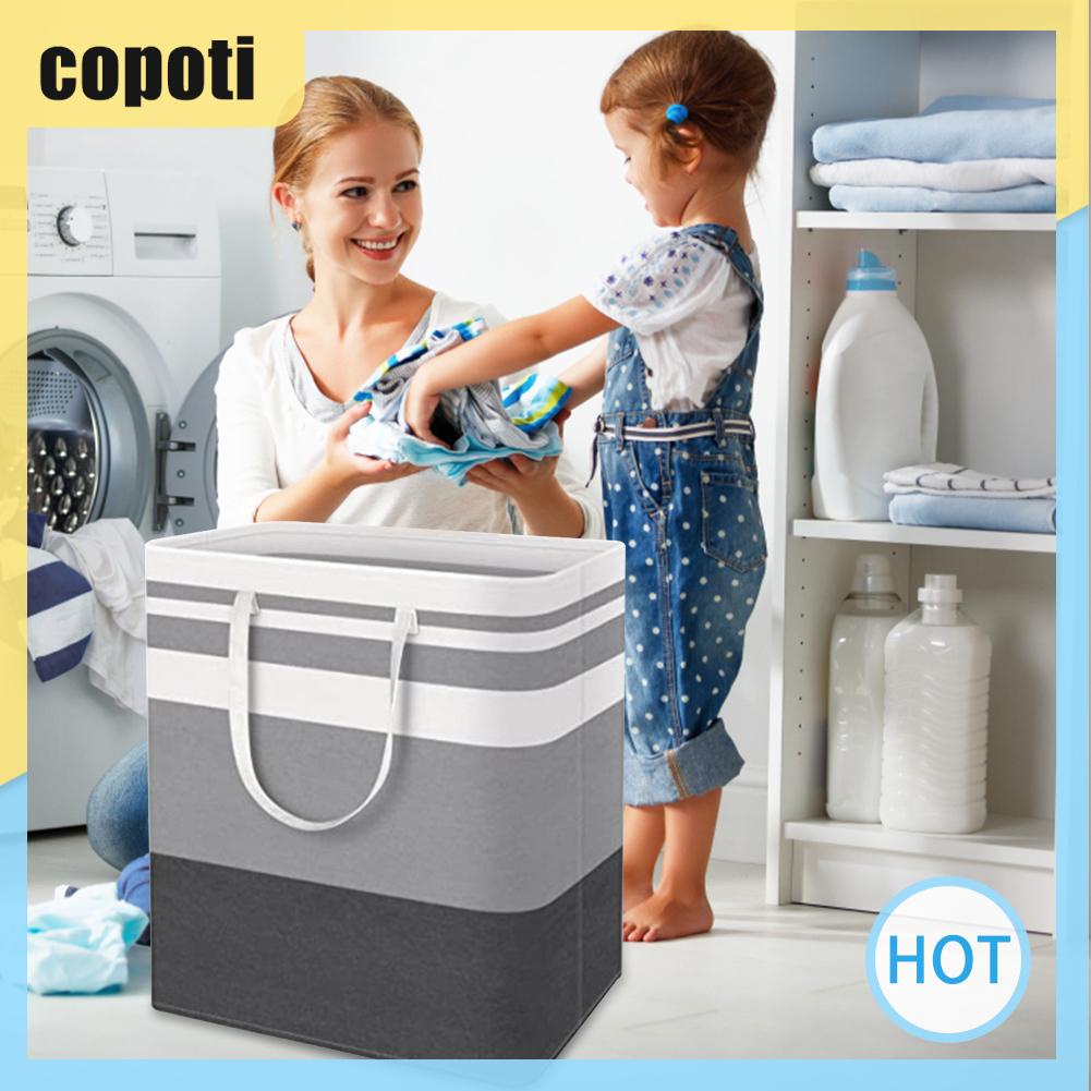 copoti-ถังเก็บเสื้อผ้า-100-ลิตร-พร้อมหูหิ้ว-พับได้-สําหรับบ้าน-ห้องนอน