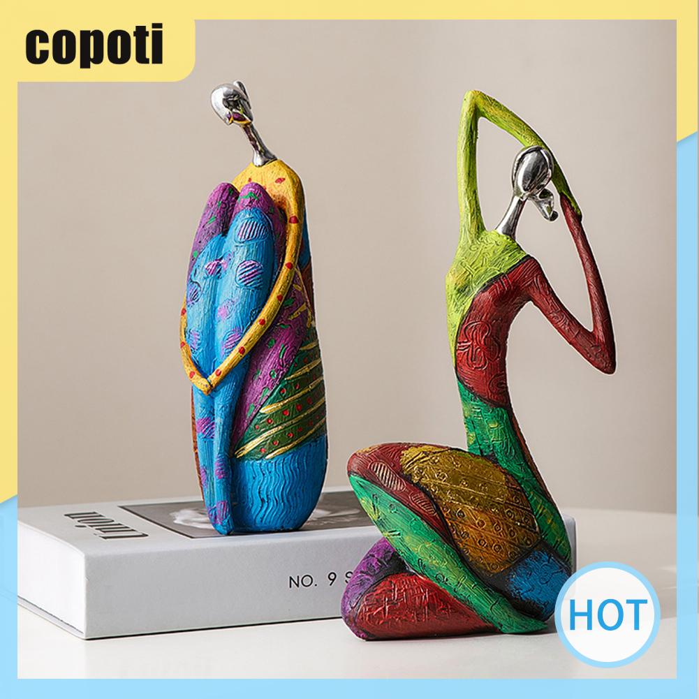 copoti-ประติมากรรมศิลปะแอปสแตรกท์-ศิลปะหญิง-สร้างสรรค์-อุปกรณ์โยคะ-ตกแต่งบ้าน-สํานักงาน-สําหรับบ้าน
