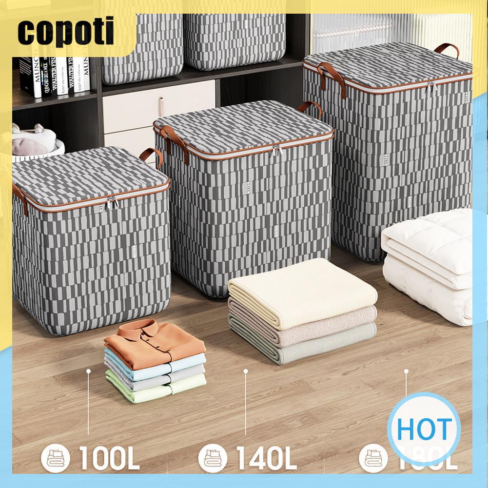 copoti-กระเป๋าเก็บเสื้อผ้า-ผ้าห่ม-กันน้ํา-100-140-180-ลิตร-สําหรับบ้าน