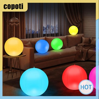 Copoti โคมไฟ LED พลังงานแสงอาทิตย์ IP68 กันน้ํา เปลี่ยนสีได้ สําหรับบ้าน