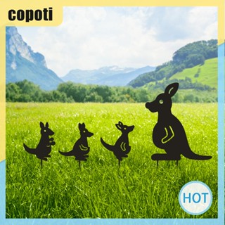 Copoti รูปปั้นไก่จิงโจ้ เม่น แบบโลหะ สําหรับตกแต่งบ้าน และสวน