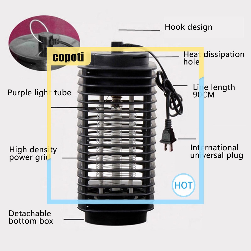 copoti-เครื่องดักจับแมลงไฟฟ้า-50hz-3w-เป็นมิตรกับสิ่งแวดล้อม-ไม่เป็นอันตรายต่อสิ่งแวดล้อม-สําหรับใช้ในบ้าน-นอกบ้าน-ฤดูร้อน