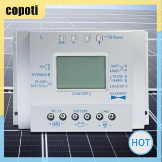 Copoti ตัวควบคุมการเก็บประจุพลังงานแสงอาทิตย์ 12V 24V 60A สําหรับบ้าน