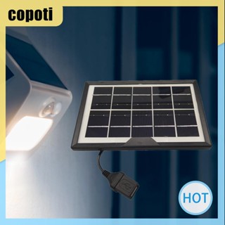 Copoti แผงชาร์จพลังงานแสงอาทิตย์ 1.8W แบบพกพา 5V สําหรับตั้งแคมป์ เดินป่า เดินทาง บ้าน