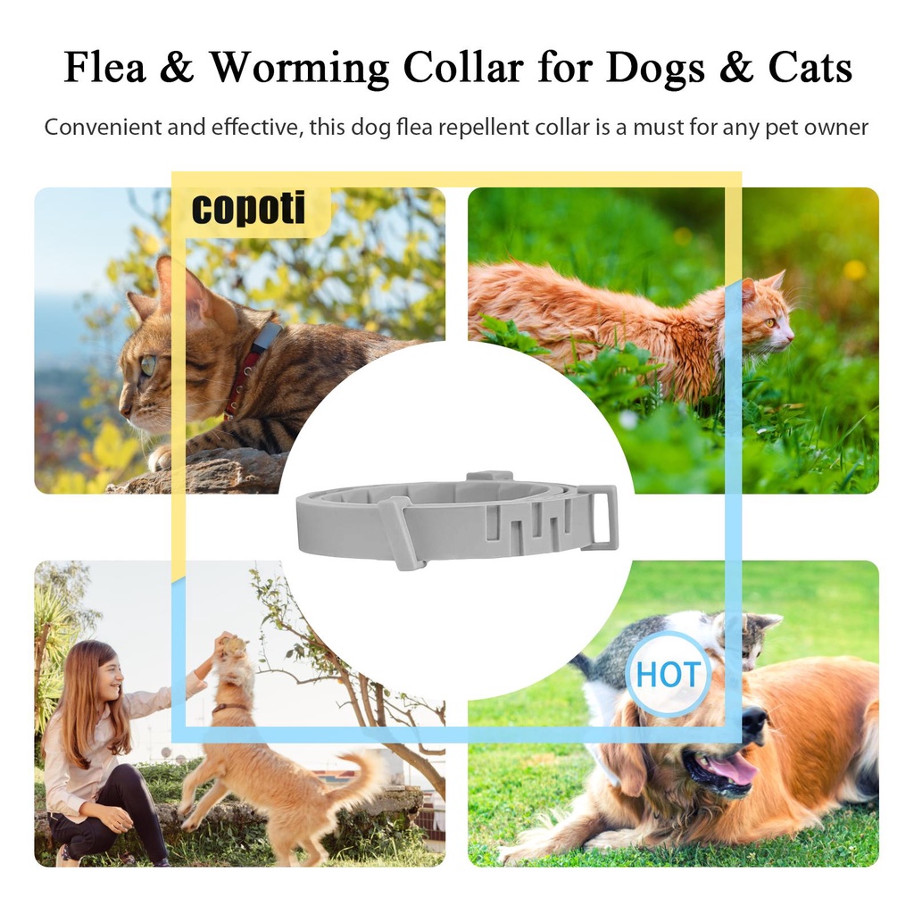 copoti-ปลอกคอซิลิโคน-กันน้ํา-สําหรับสัตว์เลี้ยง-สุนัข-แมว-ปรับได้