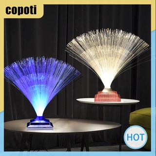 Copoti ไฟเบอร์ออปติก LED RGB 1800mAh ควบคุมแบบสัมผัส สําหรับห้องนอน ในบ้าน