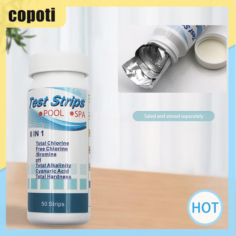 copoti-6-in-1-แถบทดสอบค่า-ph-50-แถบ-ทดสอบง่าย-สําหรับสระว่ายน้ํา-บ้าน