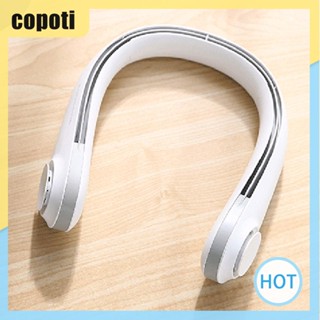 Copoti พัดลมระบายความร้อนไร้สาย ไร้ใบพัด 2400 mAh เสียงเงียบ ขนาดพกพา สําหรับบ้าน โรงเรียน และสํานักงาน