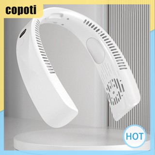 Copoti พัดลมระบายความร้อน แบบคล้องคอ ไร้ใบพัด 3000mAh สําหรับตั้งแคมป์ เดินป่า ตกปลา
