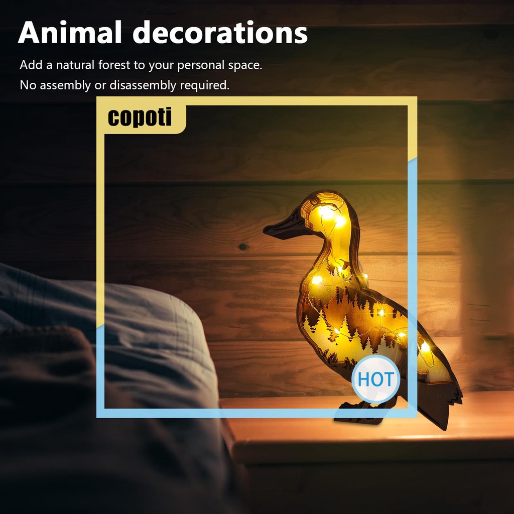 copoti-เครื่องประดับไม้แกะสลัก-รูปสัตว์-3d-พร้อมไฟ-สําหรับตกแต่งบ้าน-ออฟฟิศ
