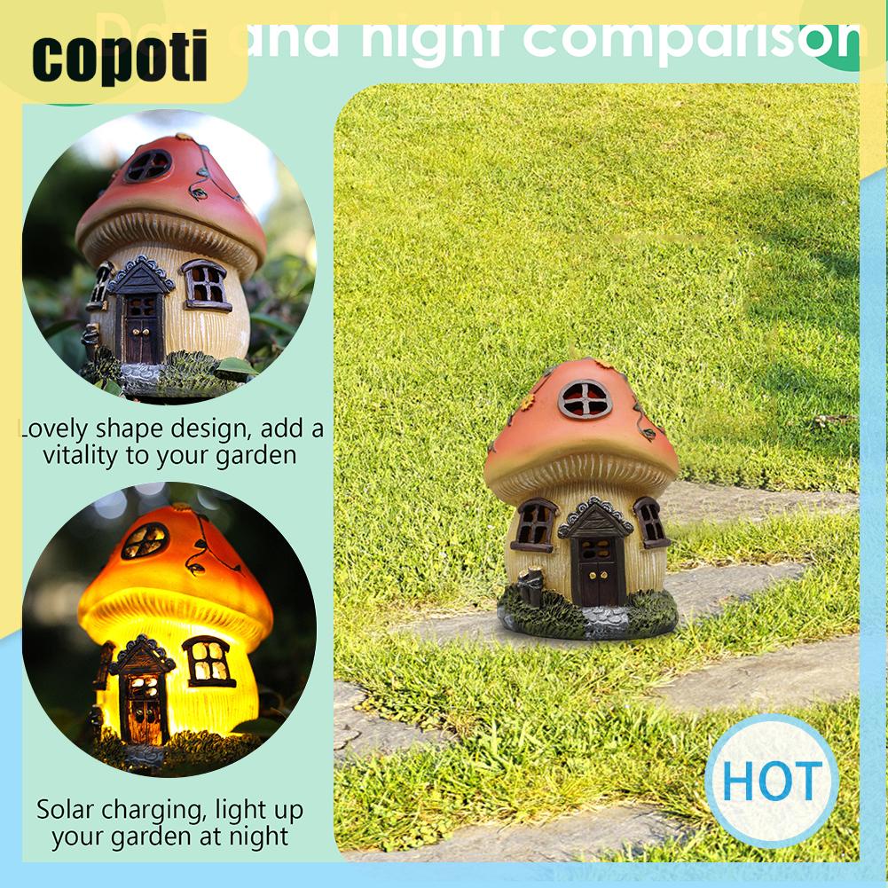copoti-รูปปั้นบ้านเห็ด-พลังงานแสงอาทิตย์-ip55-300ma-กันน้ํา-สําหรับตกแต่งบ้าน-และสวน