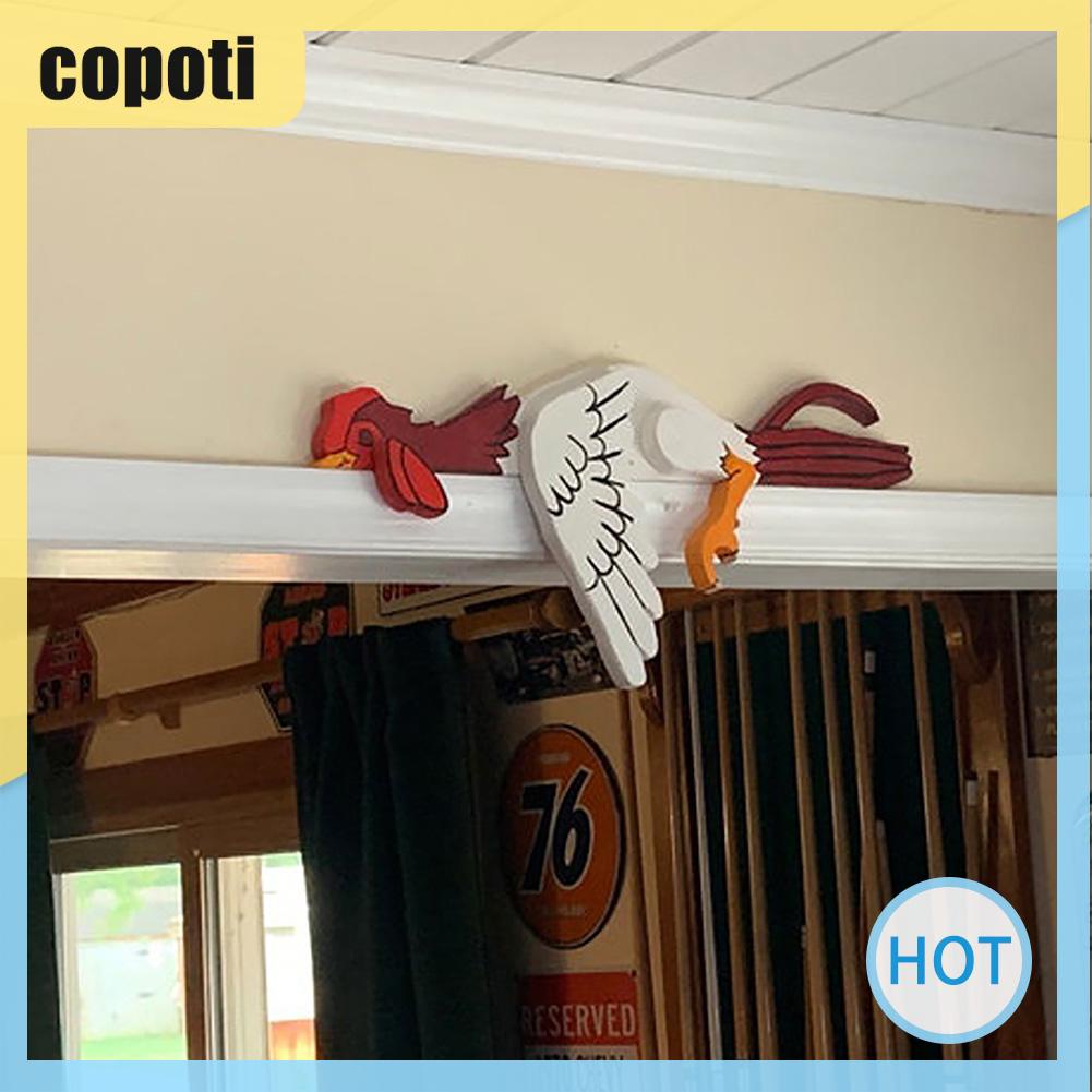 copoti-กรอบรั้ว-รูปไก่ตลก-สําหรับตกแต่งบ้าน