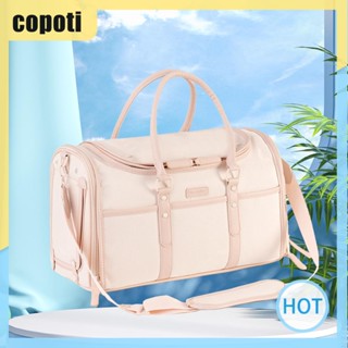 Copoti กระเป๋าใส่สัตว์เลี้ยง ระบายอากาศ น้ําหนักเบา พับได้ รับน้ําหนักได้ 6 กก. สําหรับแมว และสุนัข ใช้ในบ้าน