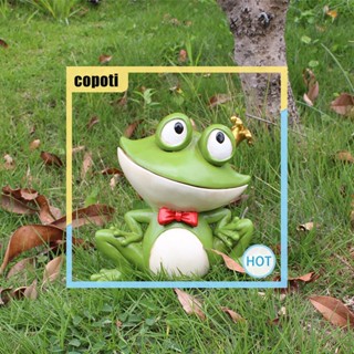 Copoti รูปปั้นเรซิ่น รูปกบ กันน้ํา สําหรับตกแต่งบ้าน